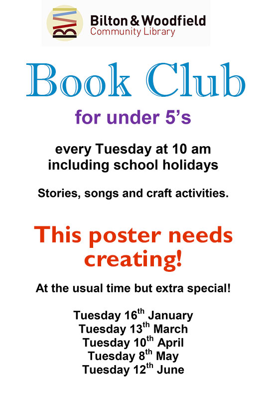 Book Club – Bilton & Woodfield Community Library